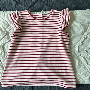 Striped Red and White Shirt